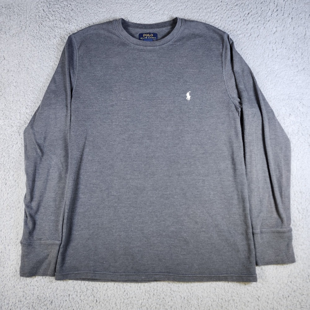 Polo Ralph Lauren Men's Waffle-Knit Thermal Pajama Shirts‎ Large